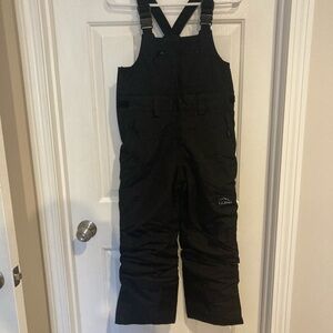 L.L. Bean Kids Black Overalls